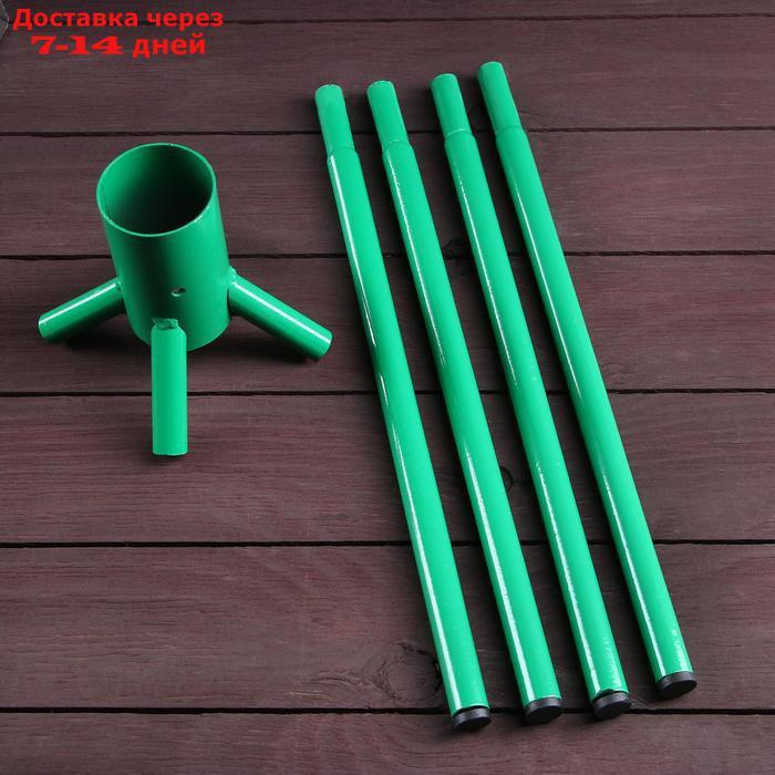 Подставка для ёлки (под ёмкость с водой), диаметр 51 мм, цвет зелёный - фото 3 - id-p226965757
