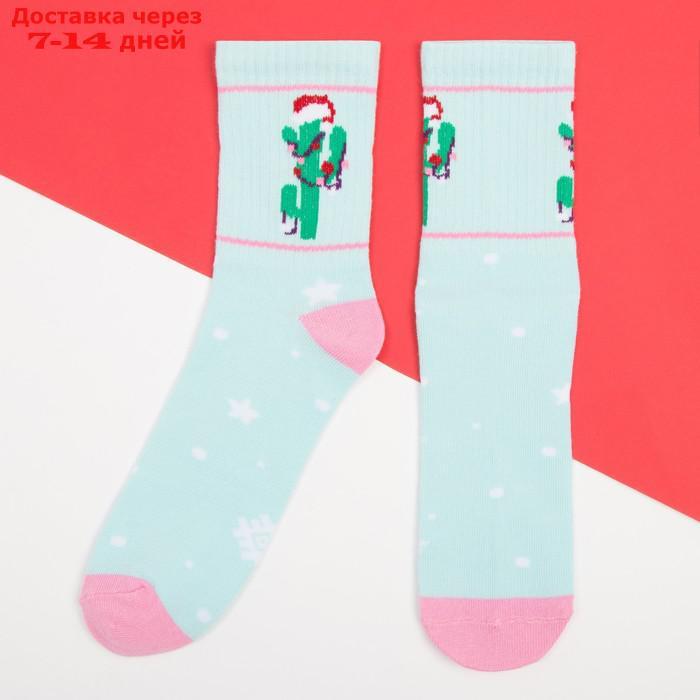 Набор женских носков "Кактусы" р. 36-40 (23-25 см), 2 пары - фото 4 - id-p226967971