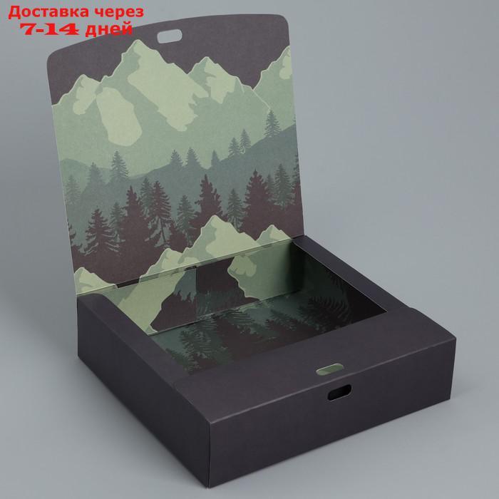 Коробка складная двухсторонняя "Путешествие", 20 × 18 × 5 см - фото 5 - id-p226969690
