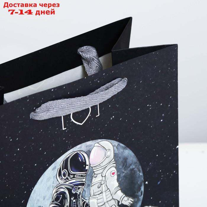 Пакет подарочный вертикальный "Ты просто космос", MS 18 х 23 × 10 см - фото 3 - id-p226968203