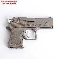 Зажигалка газовая "Desert eagle" с лазерной указкой, чёрный 6х9 см