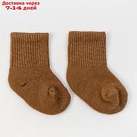 Носки детские из шерсти верблюда 02101 цвет рыжий, р-р 18-20 см (5)