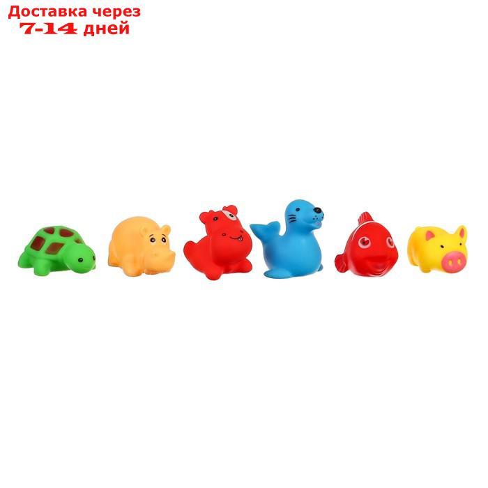 Набор резиновых игрушек для игры в ванной "Милые малыши", 6 шт. - фото 7 - id-p226973895