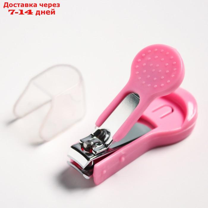 Детский маникюрный набор (ножницы, книпсер, пилка), цвет розовый - фото 6 - id-p226970633