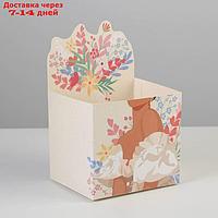 Коробки для мини букетов "FLOWER", 12 × 20 × 10 см