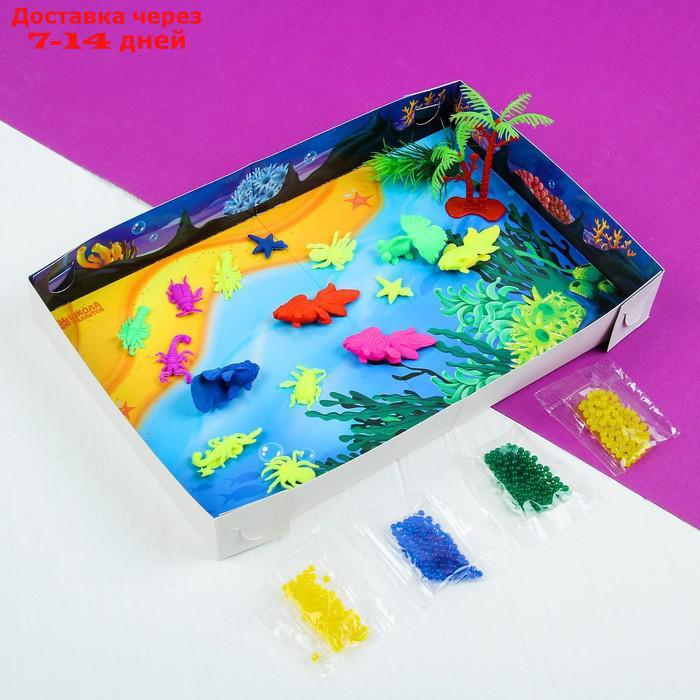Тактильная коробочка "Создай свой океанариум", с растущими игрушками - фото 3 - id-p226974947