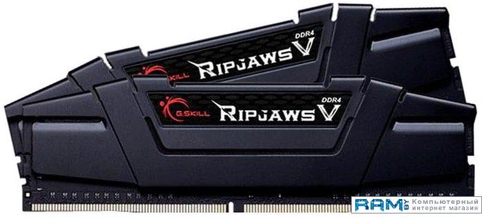 Оперативная память G.Skill Ripjaws V 2x32GB DDR4 PC4-21300 F4-3600C16D-64GVK - фото 1 - id-p227164167