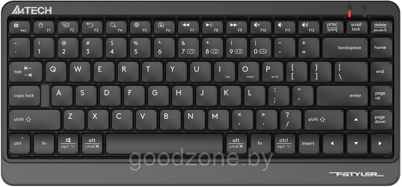 Клавиатура A4Tech Fstyler FBK11 (серый) - фото 1 - id-p227164449