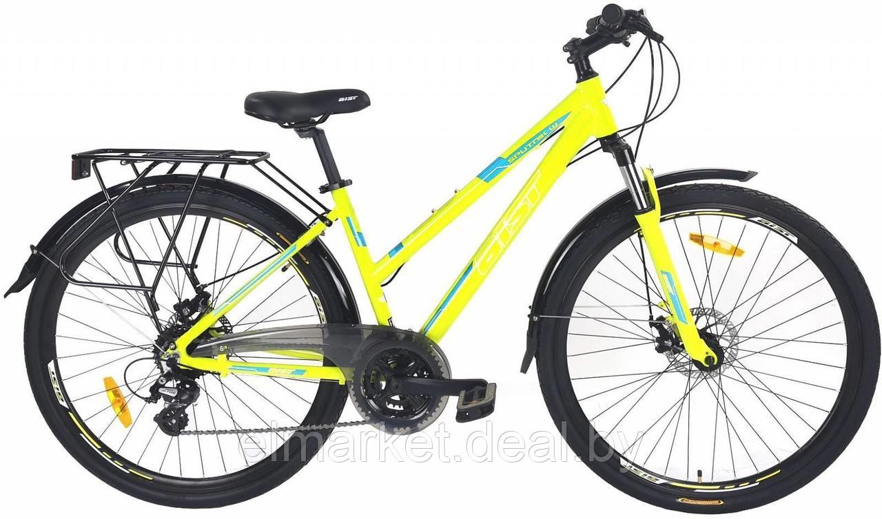 Велосипед AIST Sputnik W 1.1 17 2020 желтый - фото 1 - id-p227164394