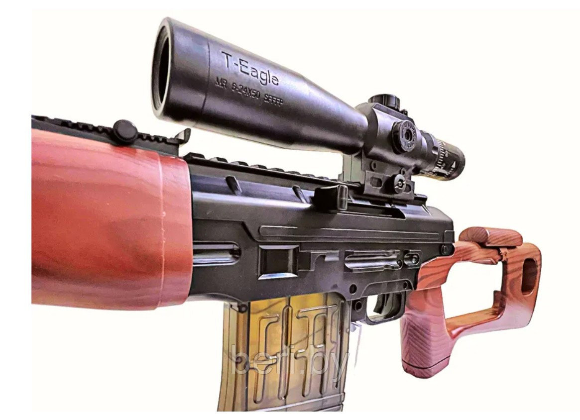 D049C Детская винтовка с оптическим прицелом,мягкими пулями и вылетом гильз (подарочная упаковка) - фото 7 - id-p227165308