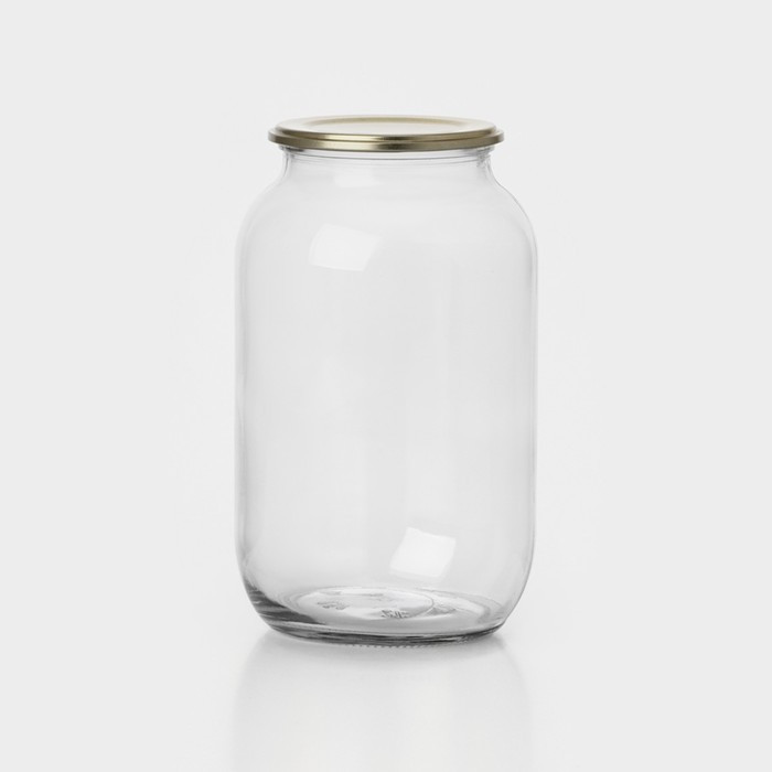 Набор стеклянных банок с крышкой Доляна, СКО-82 мм, 1,5 л, 8 штук - фото 2 - id-p227166874