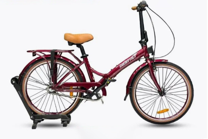 Велосипед складной GESTALT FOLDING BIKE Red - фото 1 - id-p227167653