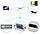 Адаптер - переходник Mini DisplayPort - HDMI - VGA - DVI, квадратный, черный 555507, фото 3