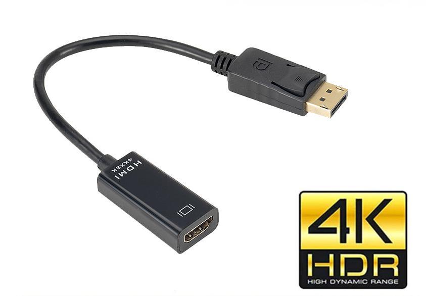 Адаптер - переходник DisplayPort - HDMI 4K, черный 555513 - фото 2 - id-p225058725