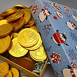 Золотые шоколадные монеты «Евро», набор 20 монеток (Россия), фото 7