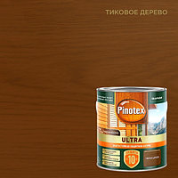 Лазурь влагостойкая Pinotex Ультра Тиковое дерево 2,5л