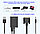 Адаптер - переходник VGA - HDMI PRO, черный 555551, фото 4