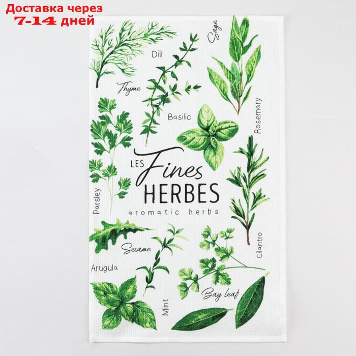 Набор кухонных полотенец Доляна Fines herbes, 35х60см-2шт, 100% хл - фото 5 - id-p226996327