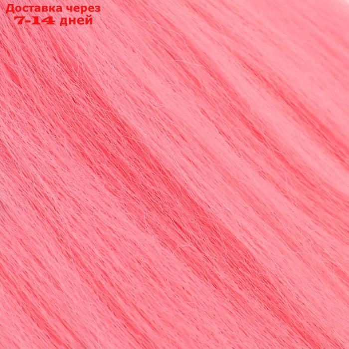 SOFT DREDES Канекалон однотонный, гофрированный, 60 см, 100 гр, цвет розовый(#PINK) - фото 2 - id-p226991434