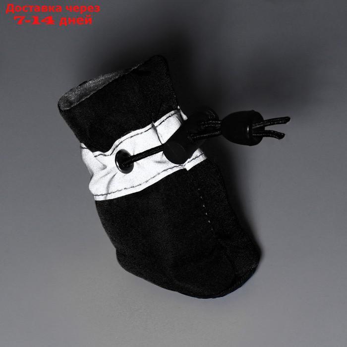 Ботинки "По лужам", набор 4 шт, 2 размер, чёрные - фото 7 - id-p227008323