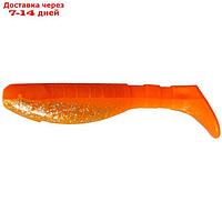 Виброхвост Helios Chubby 9 см Orange & Sparkles HS-4-022 (набор 5 шт)