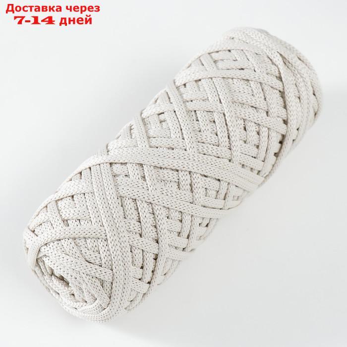 Шнур для вязания 100% полиэфир, ширина 4 мм 50м (айвори) - фото 2 - id-p227016018