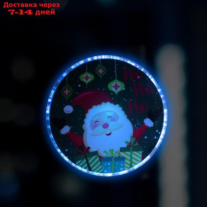 Игрушка световая "Дед Мороз с подарками" 12 см, 1 LED, LR44x3 (в компл.), мерцание, МУЛЬТИ - фото 1 - id-p227003884