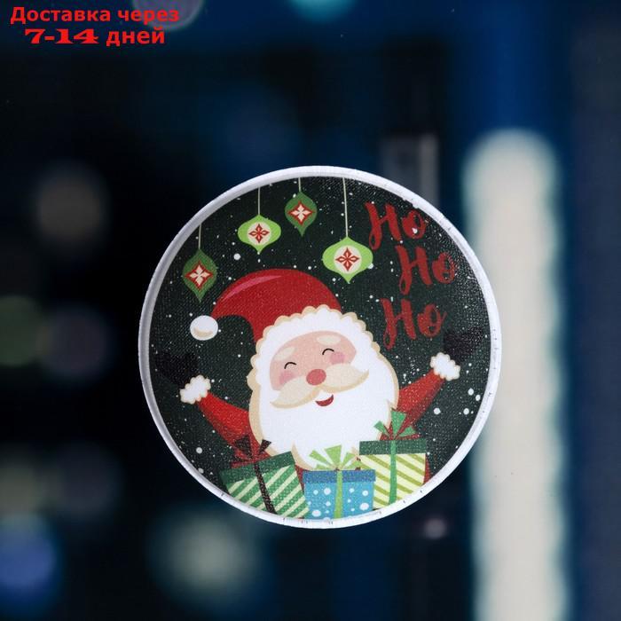 Игрушка световая "Дед Мороз с подарками" 12 см, 1 LED, LR44x3 (в компл.), мерцание, МУЛЬТИ - фото 2 - id-p227003884