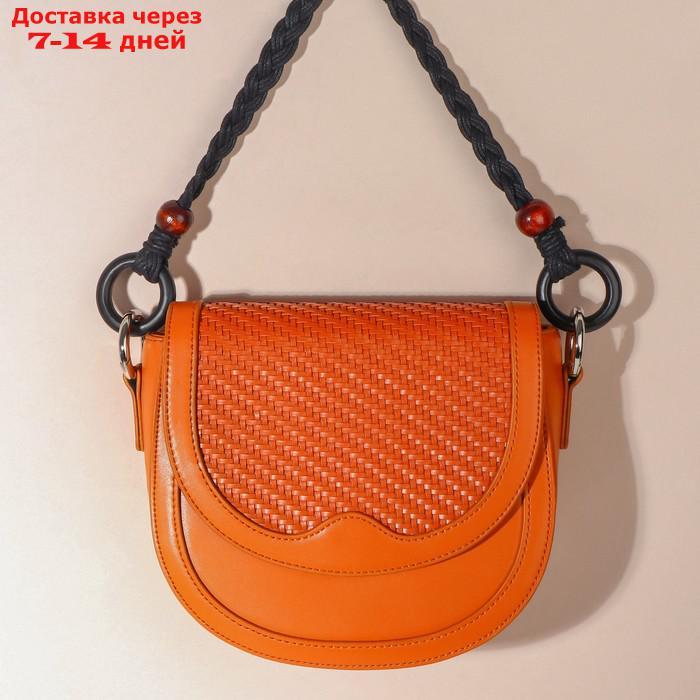 Ручки для сумки, 2 шт, вощёный шнур/дерево, 48 × 2 см, цвет чёрный - фото 3 - id-p227018603