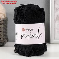 Пряжа "Mink" 100% полиамид 75м/50гр (346 черный)