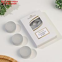 Набор свечей чайных ароматизированных "Сандал и ши", 6 шт, 12 гр