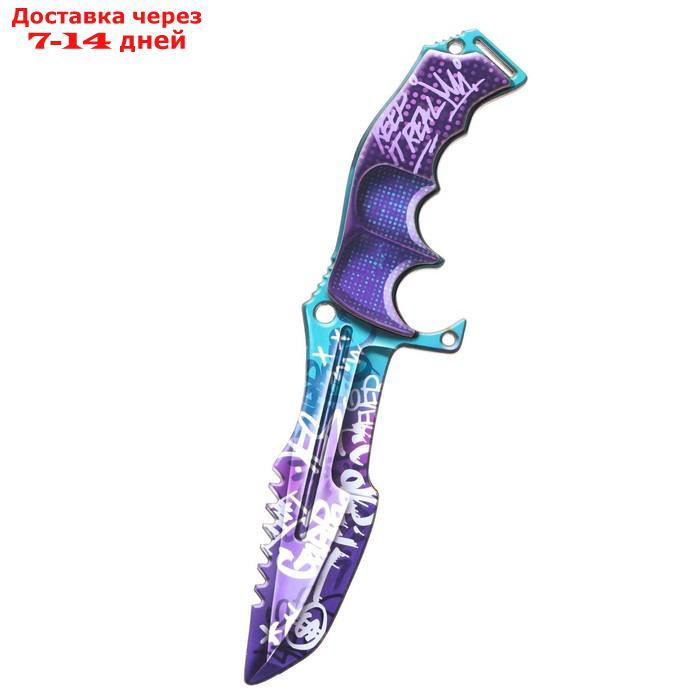 Сувенир деревянный нож охотничий "Граффити", 25 см - фото 2 - id-p227022654