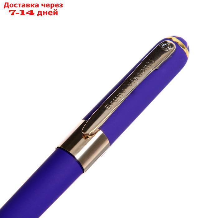 Ручка шариковая автомат BrunoVisconti MONACO 0.5мм стер/син сине-фиол/корп+футляр 20-0125/13 - фото 6 - id-p227000712
