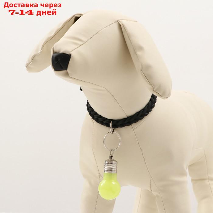 Маячок световой на ошейник для больших и средних собак, жёлтый - фото 4 - id-p227012917