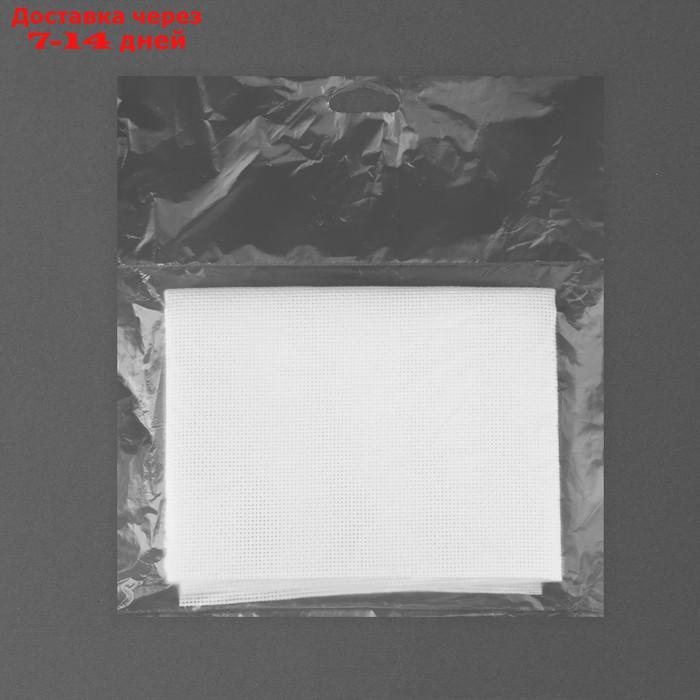 Канва для вышивания, №14, 50 × 50 см, цвет белый - фото 2 - id-p226997648