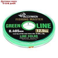 Леска монофильная ALLVEGA "Fishing Master" 30м 0,405мм, 12,5кг, зеленая
