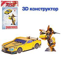 3D конструктор из пенокартона "TRANSFORMERS, Бамблби", 2 листа, Трансформеры