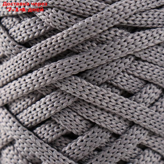 Шнур для вязания 100% полиэфир, ширина 4 мм 50м (стальной) - фото 4 - id-p227017045