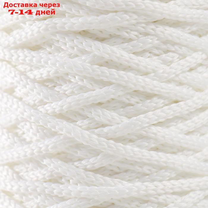 Шнур для вязания 100% полиэфир 3мм 100м/200±20гр (01-белый) - фото 3 - id-p227028964