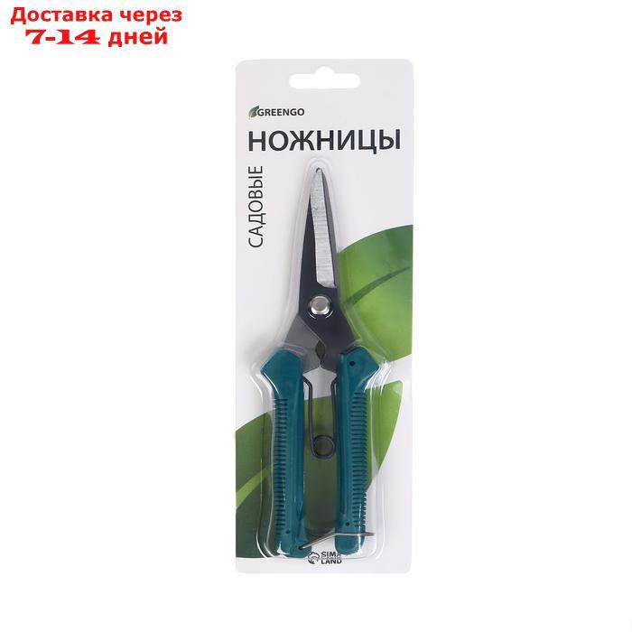 Ножницы садовые, 7" (18 см), пластиковые ручки - фото 3 - id-p226992946