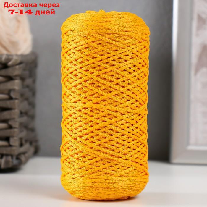 Шнур для вязания 100% полиэфир 1мм 200м/75±10гр (08-желтый) - фото 1 - id-p227028990