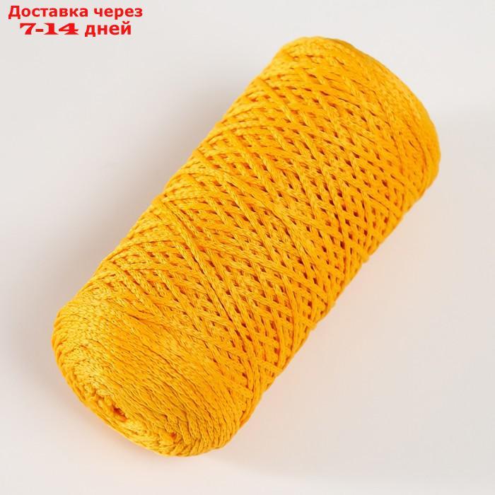 Шнур для вязания 100% полиэфир 1мм 200м/75±10гр (08-желтый) - фото 2 - id-p227028990