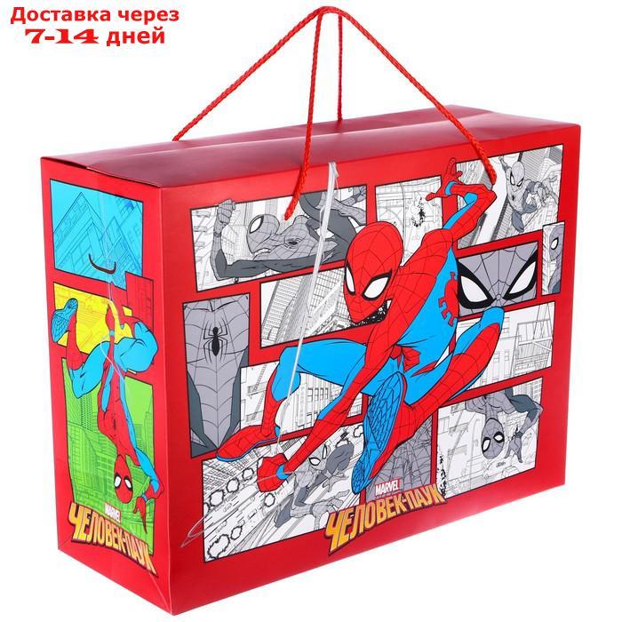 Пакет-коробка, Человек-паук, 40 х 30 х 15 см - фото 4 - id-p227029363