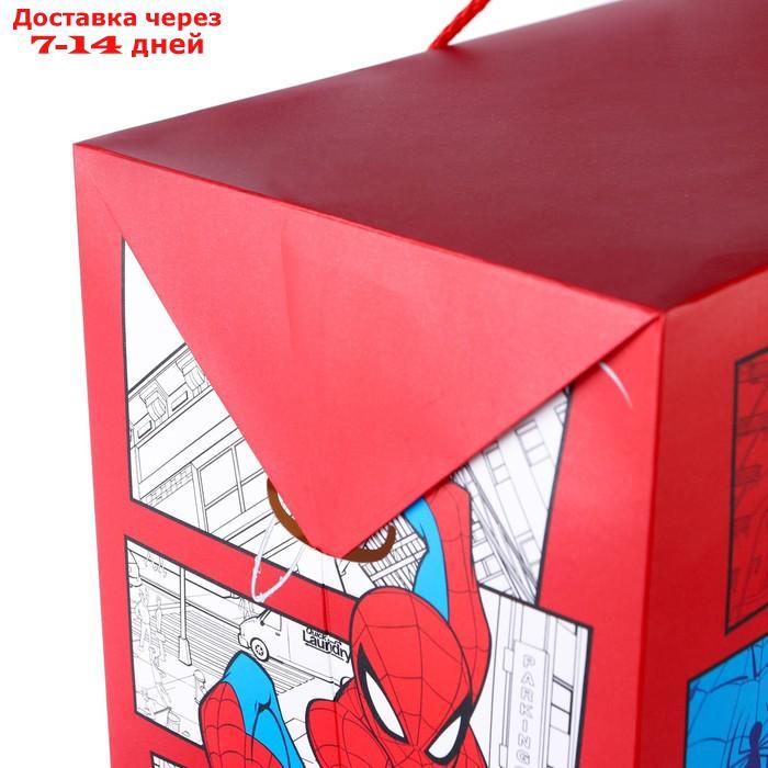 Пакет-коробка, Человек-паук, 40 х 30 х 15 см - фото 7 - id-p227029363