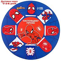 Открытка с магнитными закладками "Настоящему герою!", Человек-паук, 8 шт.