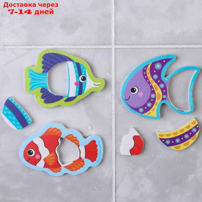 Игрушка - рыбалка для игры в ванной "Рыбы", 3 игрушки + удочка - фото 3 - id-p227022113