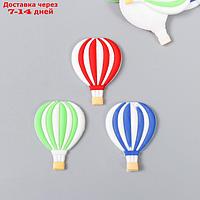 Декор для творчества резина "Воздушный шар" набор 15 шт МИКС 3,5х2,5 см