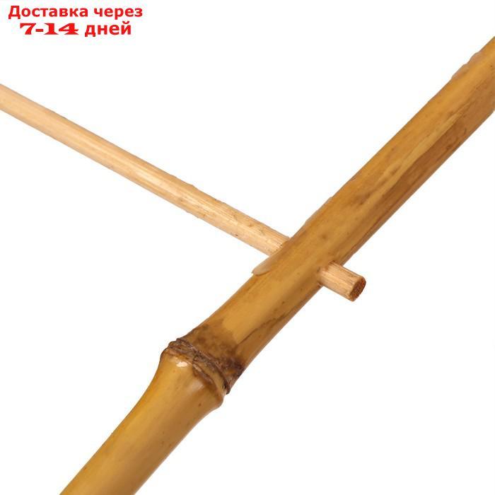 Шпалера, 45 × 20 × 1 см, бамбук, "Одинарная", Greengo - фото 2 - id-p227029538