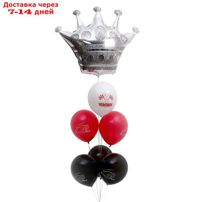Букет из воздушных шаров "Чемпиону", латекс, фольга, набор 7 шт. - фото 2 - id-p227033532