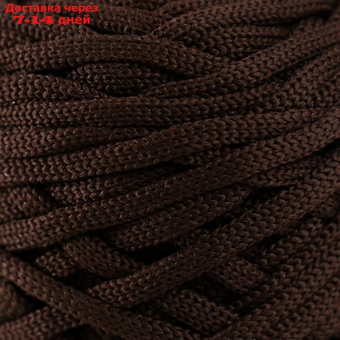 Шнур для вязания 100% полиэфир, ширина 3 мм 100м (шоколад) - фото 3 - id-p227002554